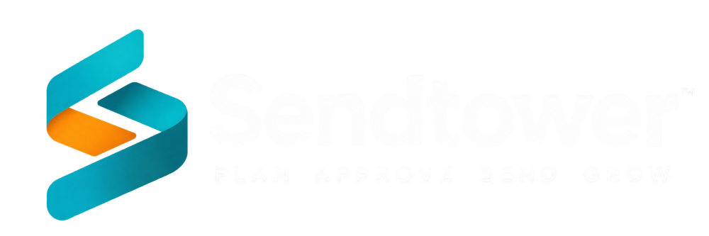 Sendtower. Plan, approve, send, grow.
